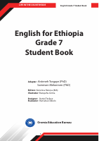 English For Ethiopia Grade Pdf